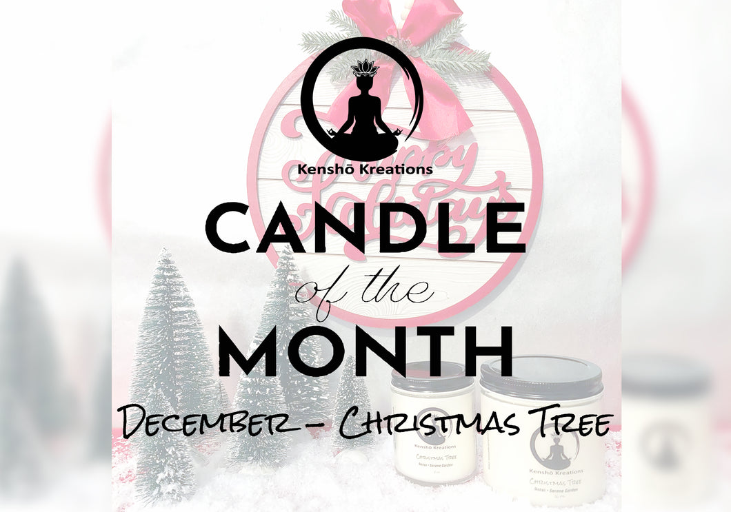 Candle of the Month - Christmas Tree